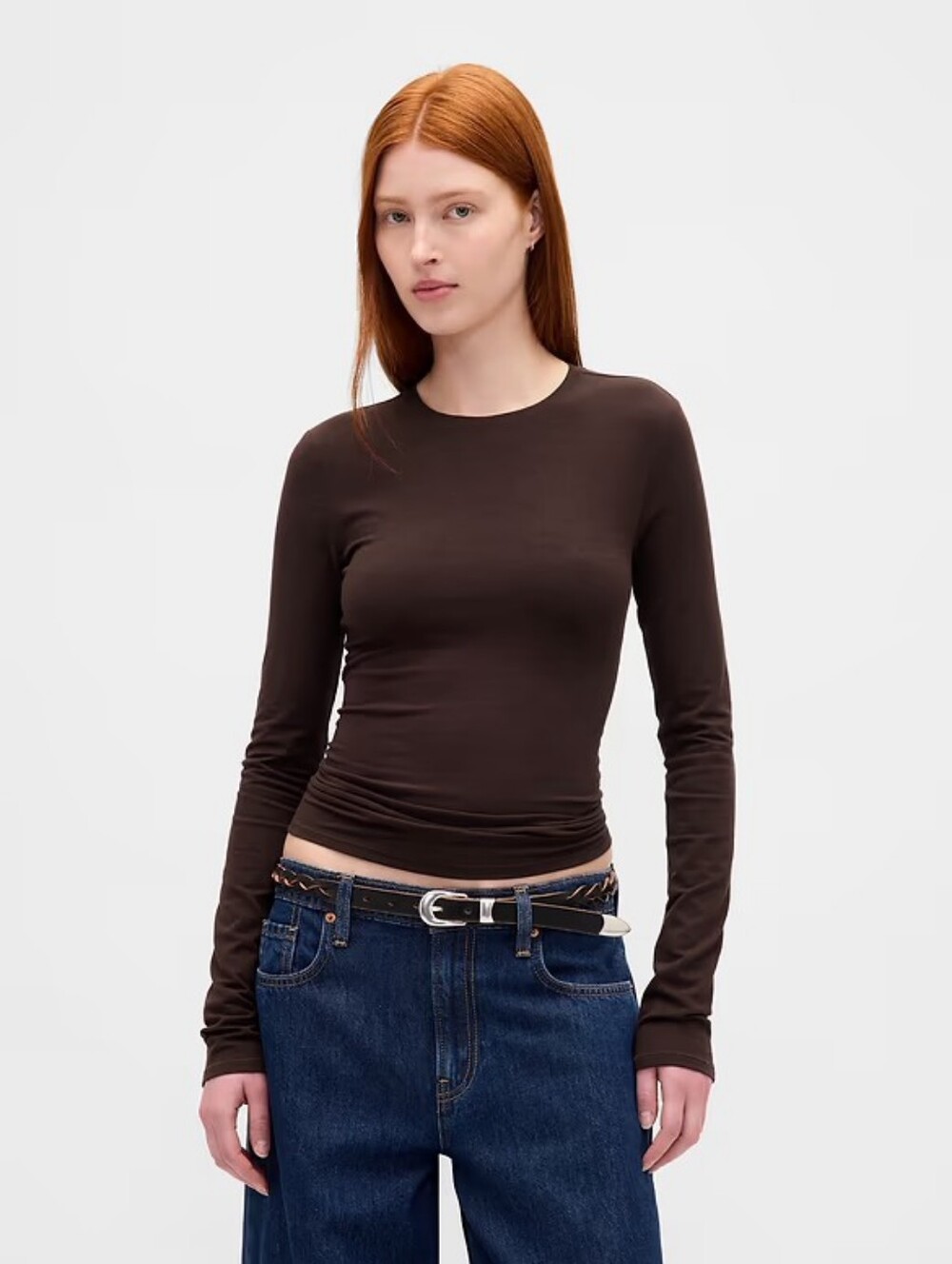 Gap Longsleeve Crewneck Top